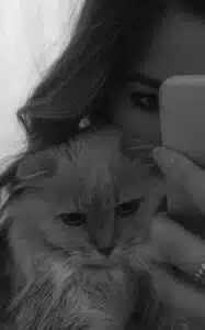 عاشقه القطط